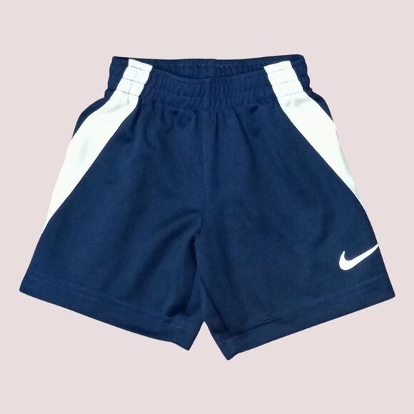 Nike Navy Blue Shorts 3T Toddler Elastic Waist - Picture 1 of 4